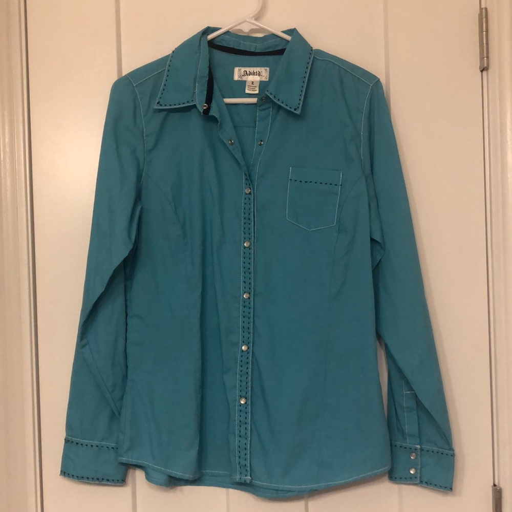 Adkitd Pearl Snap Shirt